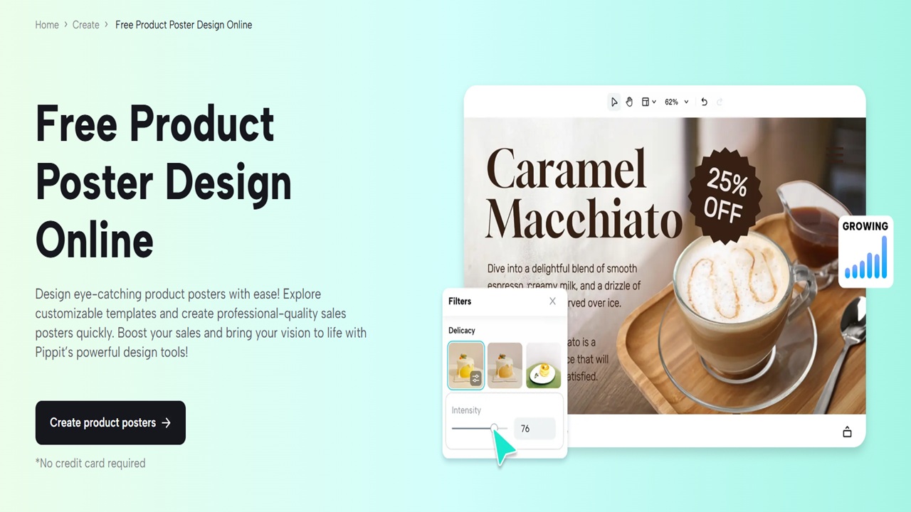 One-Click Video Solution from Pippit AI: Enhances Your Product Poster Splendidly